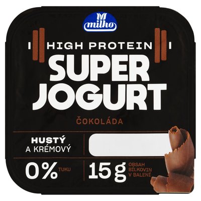 Obrázek Milko High Protein super jogurt čokoláda 150g