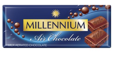 Obrázek Millennium bublinková čokoláda mléčná 90g