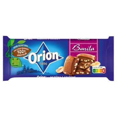 Obrázek ORION Mléčná čokoláda s arašídy 90g