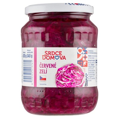 Obrázek Srdce domova Červené zelí 670g