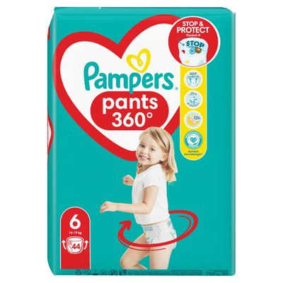 Obrázek Pampers Pants Plenkové Kalhotky Velikost 6, 44 Kusů, 14kg-19kg