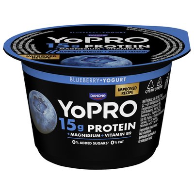 Obrázek YOPRO Odtučněný jogurt - Borůvka 160g