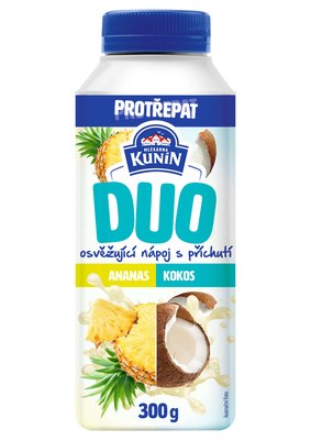 Obrázek Kunín Duo nápoj s příchutí ananas/kokos 300g