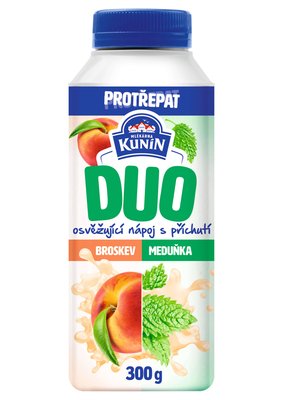 Obrázek Kunín Duo nápoj s příchutí broskev/meduňka 300g