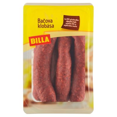 Obrázek BILLA Bačova klobása 580g