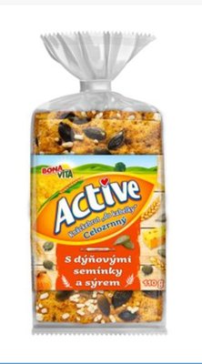 Obrázek Knäckebrot "Do kabelky" celozrnný s dýňovými semínky a sýrem