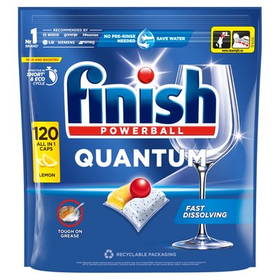 Obrázek Finish Quantum kapsle do myčky nádobí - Lemon 120 ks