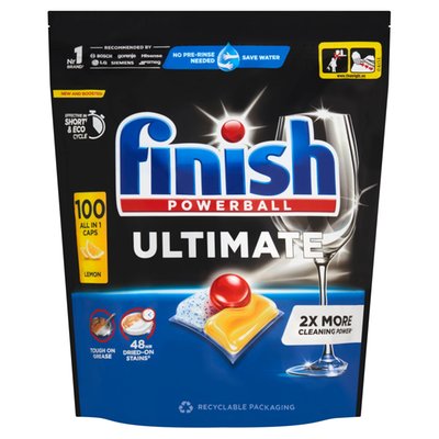 Obrázek Finish Ultimate kapsle do myčky nádobí - Lemon 100 ks