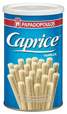 Obrázek Caprice vanilla Oplatkové - trubičky s vanilkovým krémem