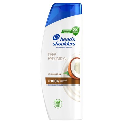 Obrázek Head & Shoulders Deep Hydration Šampon proti Lupům 400 ml Kokosový Olej. Každoden. Použití