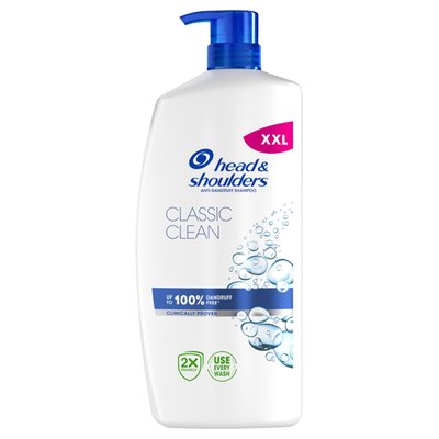 Obrázek Head & Shoulders Clasic Clean Šampon proti Lupům 800 ml, Každodenní Použití, Pumpička