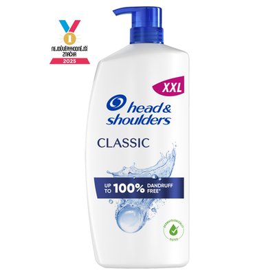 Obrázek Head & Shoulders Clasic Clean Šampon proti Lupům 800 ml, Každodenní Použití, Pumpička