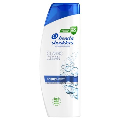 Obrázek Head & Shoulders Classic Clean Šampon proti Lupům 500 ml Každodenní Použití. Pocit Čistoty