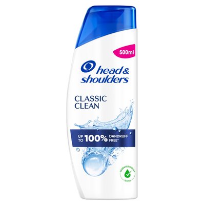 Obrázek Head & Shoulders Classic Clean Šampon Proti Lupům 500ml. Působí proti Lupům, Mastnotě a Svědivosti