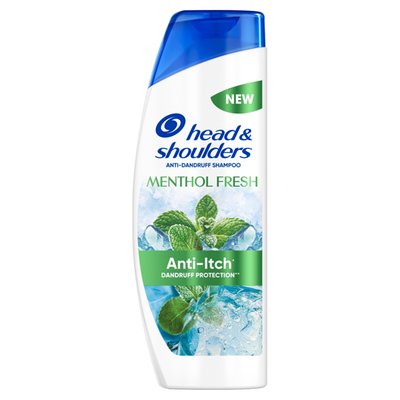 Obrázek Head & Shoulders Menthol Fresh Šampon Proti Lupům 500ml. Působí proti Lupům, Mastnotě a Svědivosti