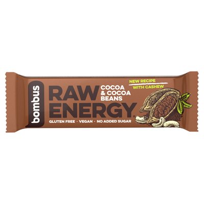 Obrázek bombus Raw Energy Cocoa & Cocoa Beans 50g