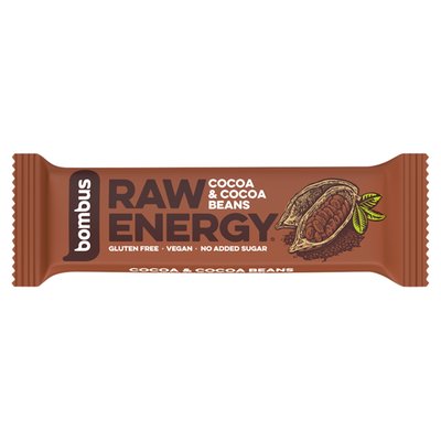 Obrázek bombus Raw Energy Cocoa & cocoa beans 50g