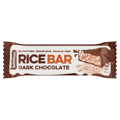 Obrázek Bombus Rice Bar Dark Chocolate 18g