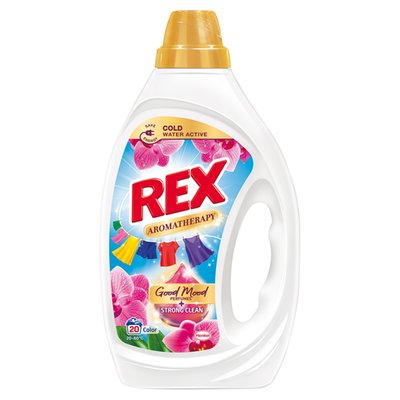 Obrázek REX prací gel Aromatherapy Orchid Color 20 praní, 900ml