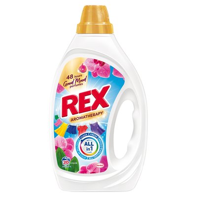 Obrázek REX Aromatherapy Color přípravek pro praní prádla 20 praní 900ml