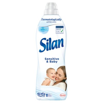 Obrázek Silan aviváž Sensitive & Baby 40 praní, 880ml