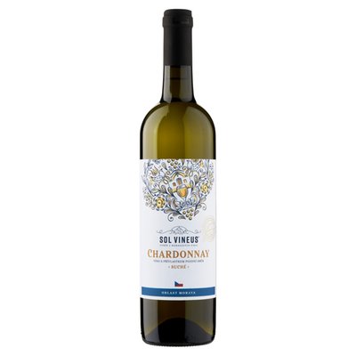 Obrázek Sol Vineus Chardonnay víno s přívlastkem pozdní sběr bílé suché 0,75l