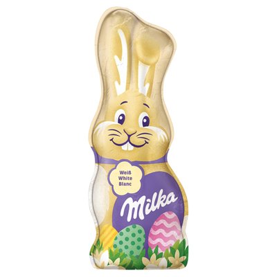 Obrázek Milka zajíček, bílá čokoláda 90g