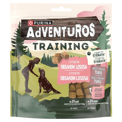 Obrázek Adventuros Tréninkové pamlsky pro psy losos 115g