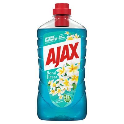 Obrázek Ajax Floral Fiesta Lagoon univerzální čistící prostředek modrý 1000 ml