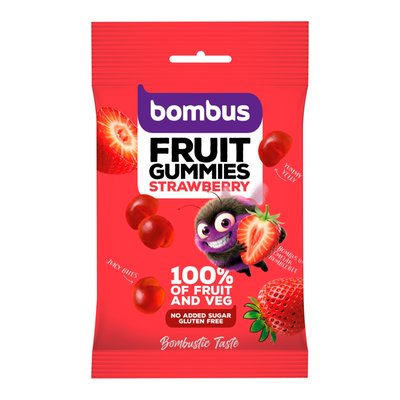 Obrázek Bombus Ovocné kousky jahoda 35g