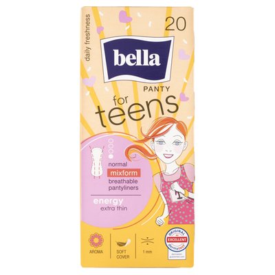 Obrázek Bella For Teens Panty Energy ultratenké slipové vložky 20 ks