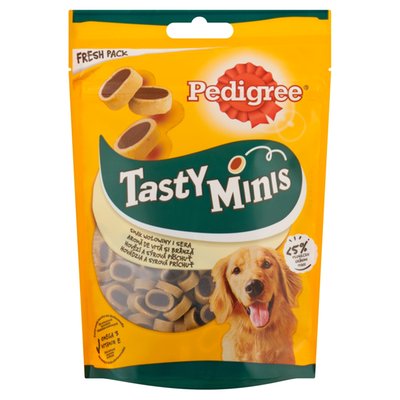 Obrázek Pedigree Tasty Minis hovězí a sýrová příchuť 140g