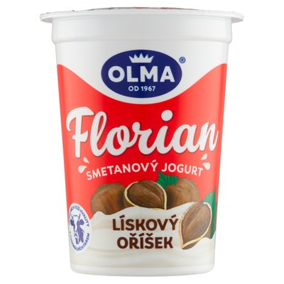 Obrázek ŠETŘÍME JÍDLEM: Olma Florian Smetanový jogurt lískový oříšek 150g