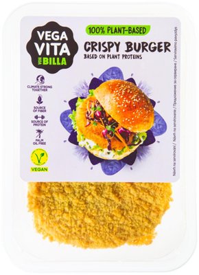 Obrázek ŠETŘÍME JÍDLEM: VegaVita Crispy Burger 160g