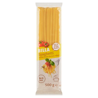 Obrázek BILLA Spaghetti těstoviny semolinové sušené 500g