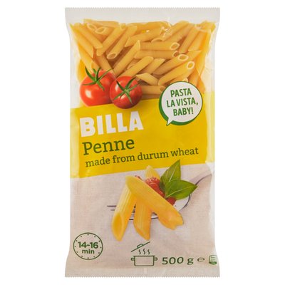 Obrázek BILLA Penne těstoviny semolinové sušené 500g