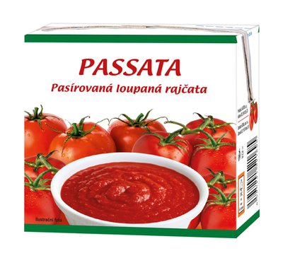Obrázek Pasírovaná loupaná rajčata 500g