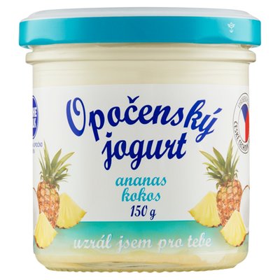 Obrázek ŠETŘÍME JÍDLEM: Bohemilk Opočenský jogurt ananas kokos 150g