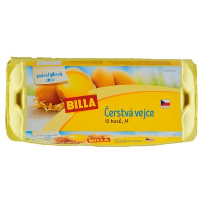 Obrázek ŠETŘÍME JÍDLEM: Čerstvá vejce z podestýlky, 10 ks, M