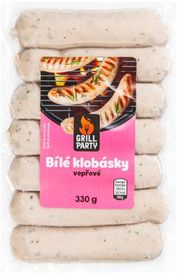 Obrázek GRILL Party Bílé klobásky vepřové 330g