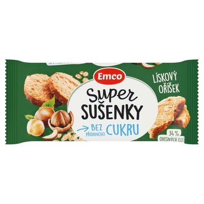 Obrázek Emco Super sušenky lískový oříšek 60g