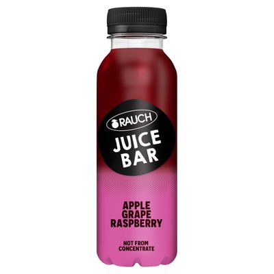 Obrázek Rauch Juice Bar 100% jablečno hroznovo malinová šťáva 330ml