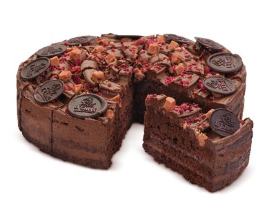 Obrázek L´Chefs Čokoládový dort s malinami 600g