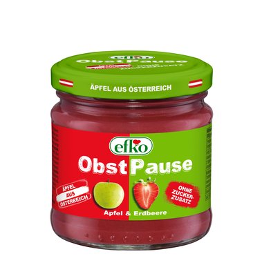 Obrázek Obstpause jablko/jahoda 210 g
