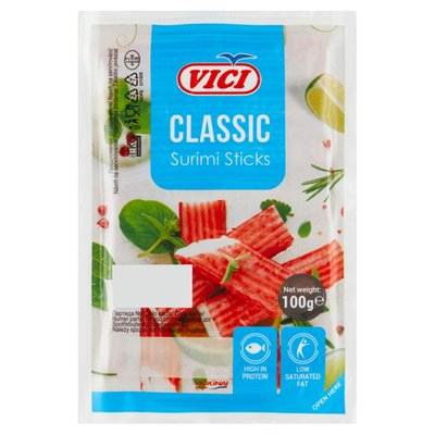 Obrázek ŠETŘÍME JÍDLEM: Vici Classic surimi rybí tyčinky 100g