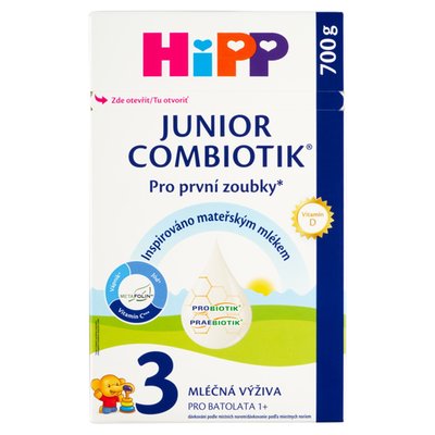 Obrázek HiPP Combiotik Junior 3 mléčná výživa pro batolata 1+ 2 x 350g (700g)