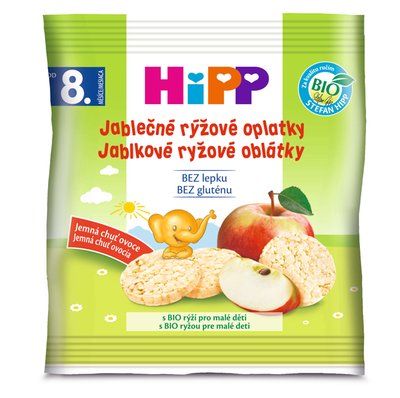 Obrázek HiPP BIO Jablečné rýžové oplatky 30 g