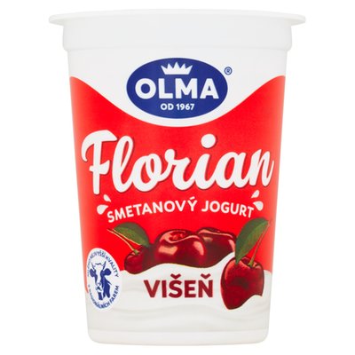 Obrázek ŠETŘÍME JÍDLEM: Olma Florian Smetanový jogurt višeň 150g