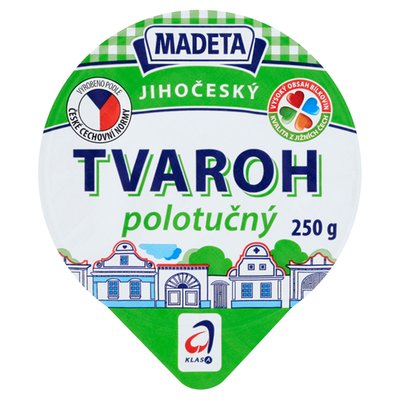 Obrázek ŠETŘÍME JÍDLEM: Jihočeský tvaroh polotučný 250 g