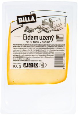 Obrázek ŠETŘÍME JÍDLEM: Billa Eidam uzený plátky 100g